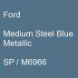 Preview: Ford, Medium Steel Blue Metallic, SP / M6966.